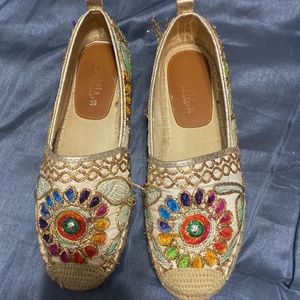 Maylis Patrizia White Multi Shoes